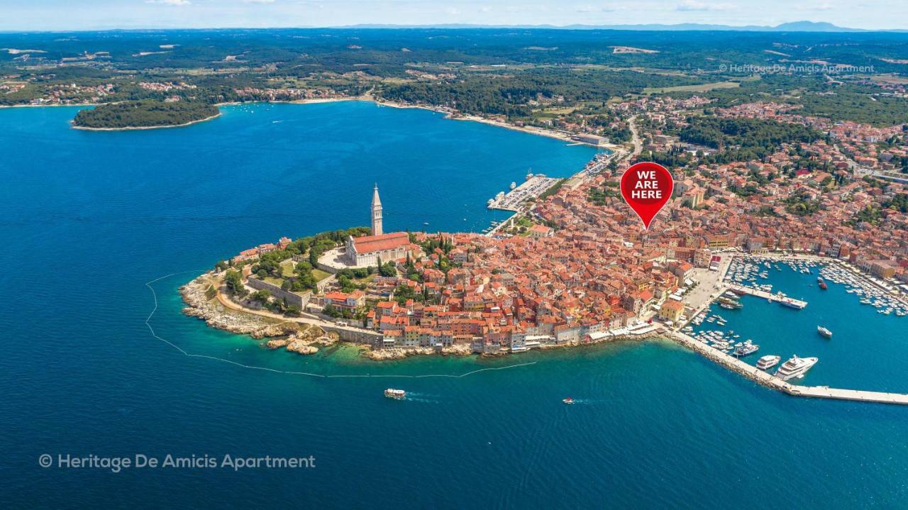 Heritage De Amicis Apartment Rovinj Eksteriør bilde